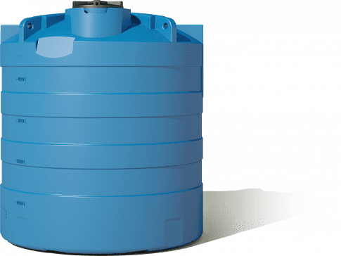 EMP Oberirdischer Lagertank 5000L – Industrietank mit Entlüftungsdeckel & Mannloch Ø400 mm