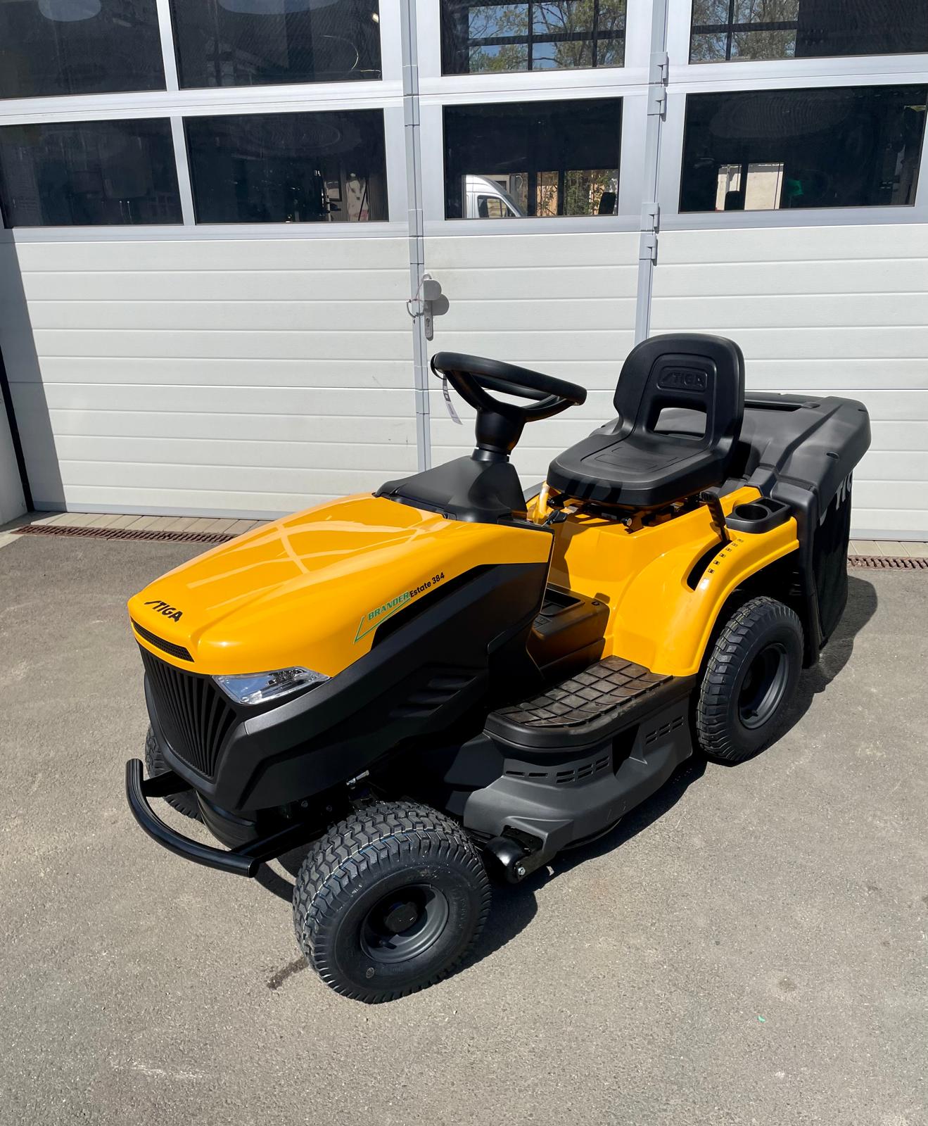 Stiga Estate 384 SE Rasentraktor – 84 cm Schnittbreite, Hydrostat, 200L Fangkorb