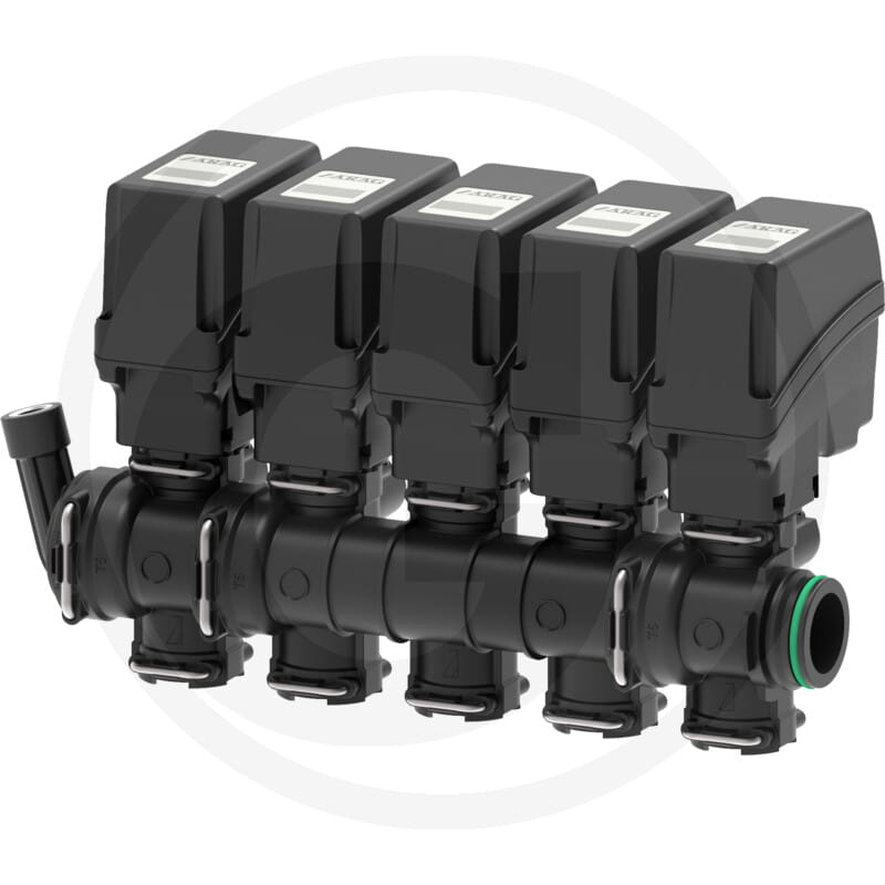 ARAG Teilbreitenventilgruppe Serie 863T elektrisch, für 3 Teilbreiten