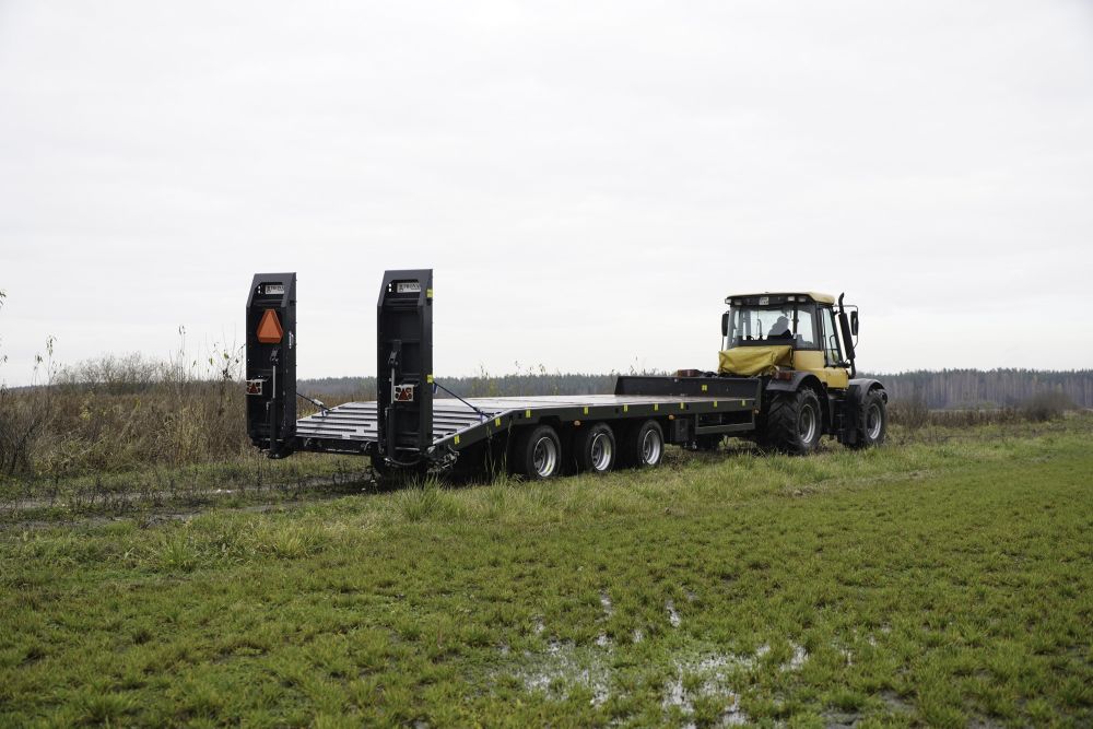 Schlepplader, Lastwagen, Bau- oder Nutzfahrzeug, Transportanhänger, Geländefläche