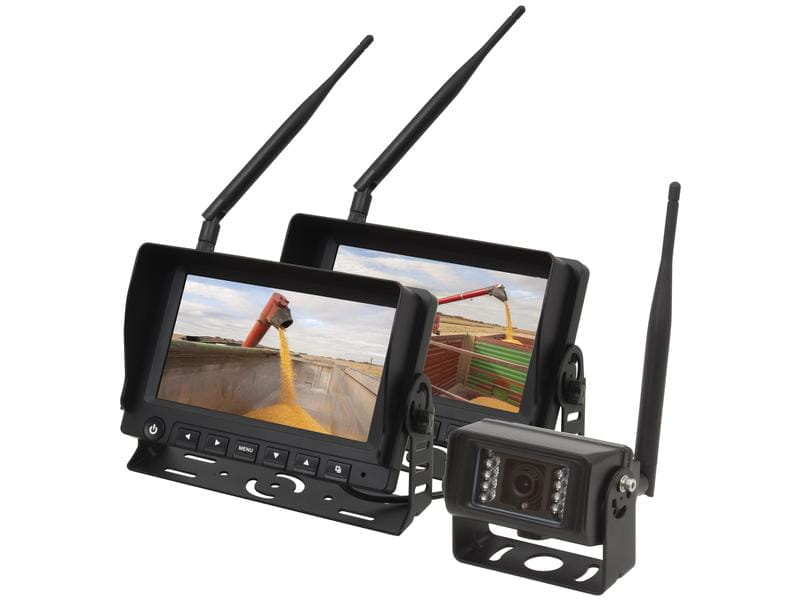 SET Funk Kamerasystem - 2x 7'' Monitor, 1x Kamera