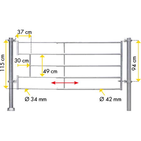 Patura Pool Divider, lightweight