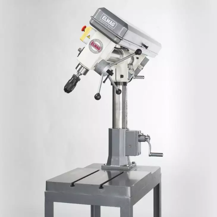 Elmag Radialbohrmaschine 16 mm | 2.800 U/min | 400 V | Ausleger & Top-Speed