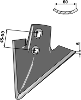 BL2320 Gänsefußschar 101.30.5111