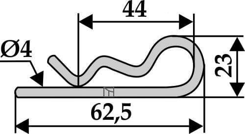 BL3906 Spezialfederstecker für Gyro