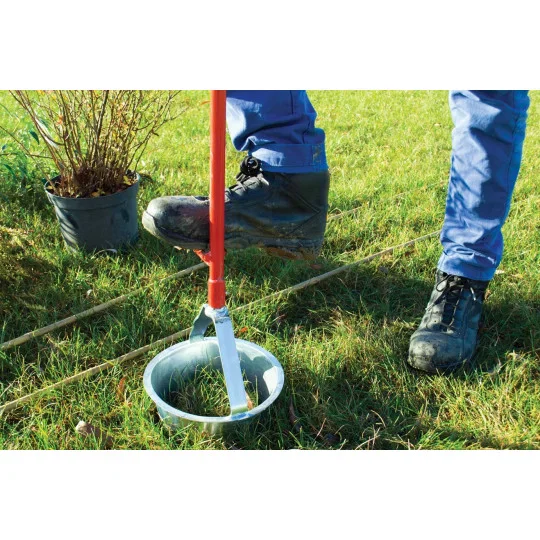 Terrateck Pflanzgerät für Baumschulen Ø 11–16 cm – Profi Pflanzhilfe verzinkt