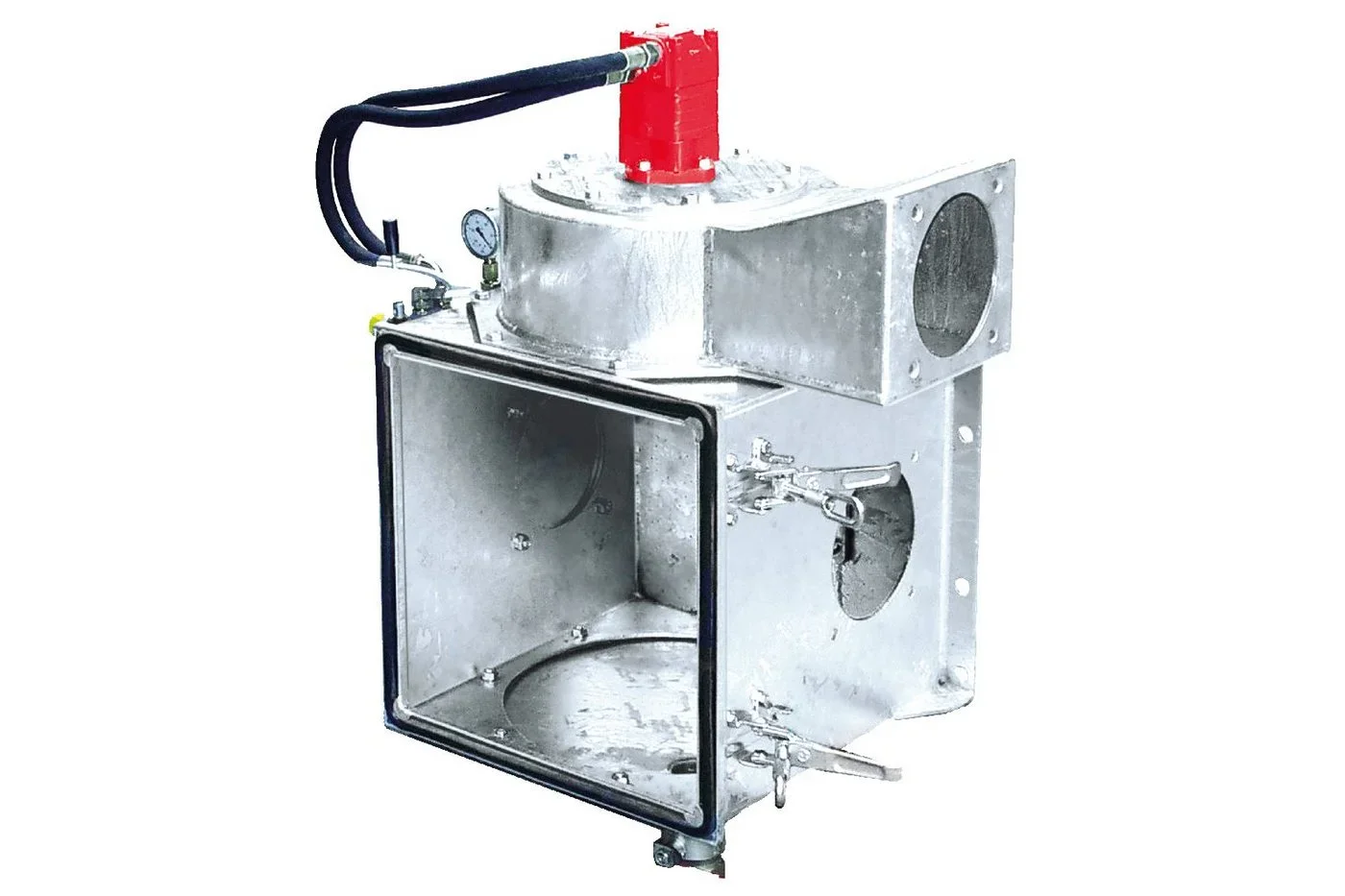 Kammerofen, Schachtbecken, Metallgehäuse, Drucksystem, Rohrleitungen