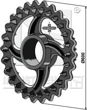 BL30251 Crosskillring - Ø600 mm