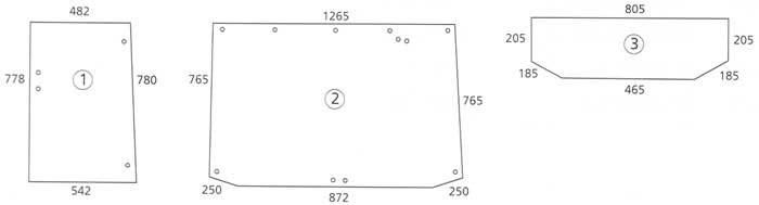 BL16713 Heckscheibe unten