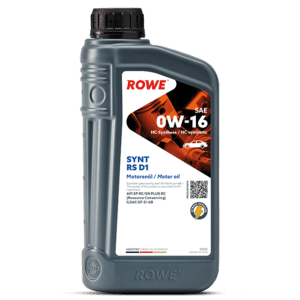 BL21098 Motorenöle Rowe - HIGHTEC SYNT RS D1 SAE 0W-16 - API SP RC/SN PLUS RC (Resource Conserving) - ILSAC