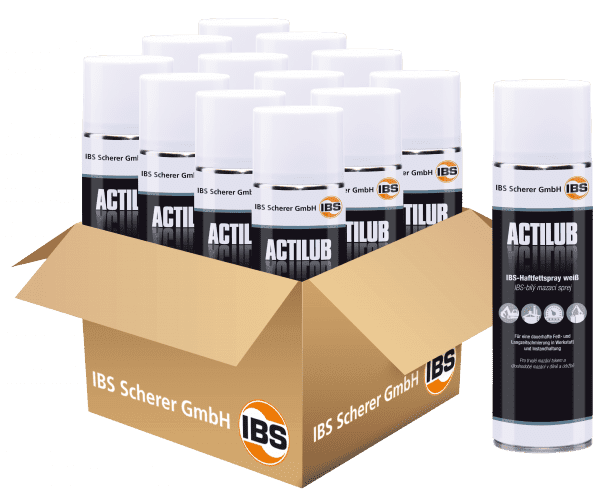 IBS adhesive grease spray white ActiLub