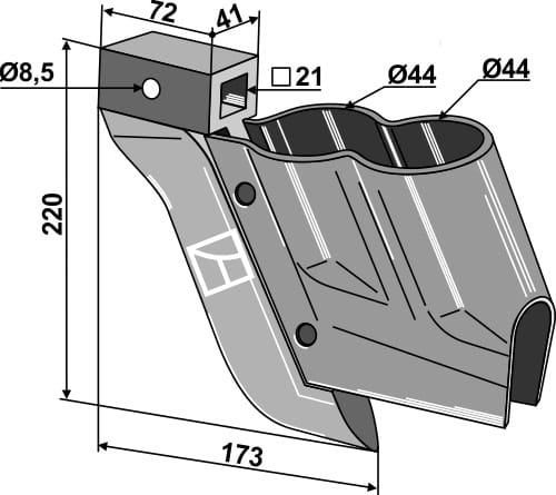 BL29332 Düngersäschar - passend zu Becker 059248