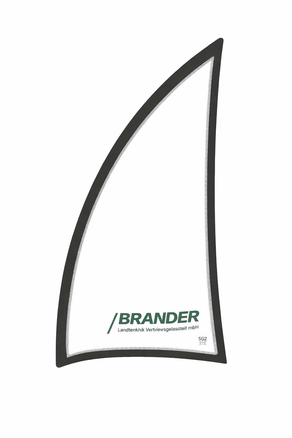 Türscheibe links oben fest - passend zu Weidemann T6027