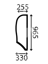 Side window - suitable for Weidemann cab LK116 - 3070 CX60, 3070 CX80 / Wacker Neuson WL48