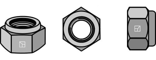 30-MU12-3 Selbstsichernde Mutter - M12x1,75