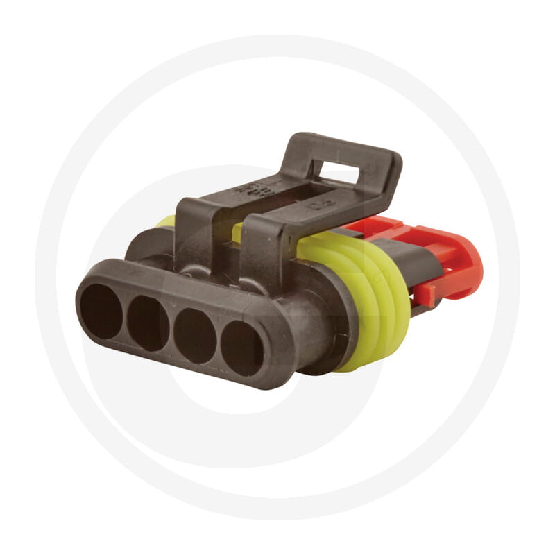 Superseal Flachsteckhülse - 4-polig