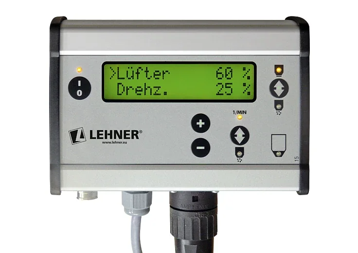 LEHNER AirDos® Schlauchstreuer Typ 110 – Kompakter Pneumatik-Streuer mit 8 Abgängen & LAS 4 Bedienteil