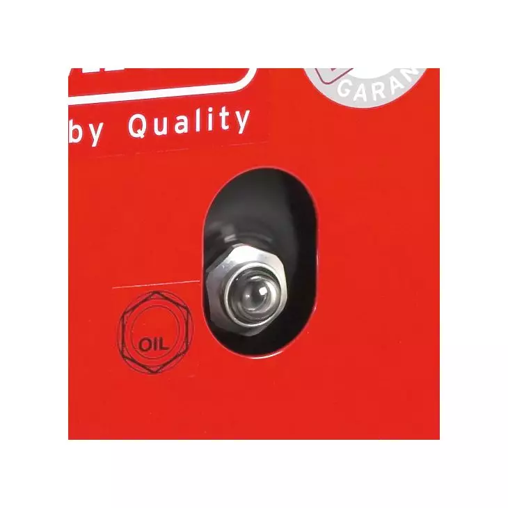 Elmag airbrush compressor with 9 L compressed air tank. 35 l/min, 8 bar, 43 dB(A).