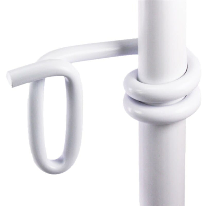 Plastic eyelet for strap to plastic post - 19mm