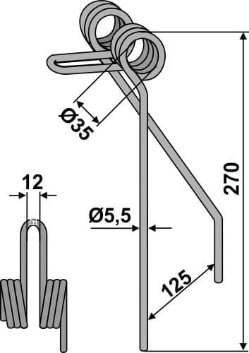 BL10.ST-SA-2 Striegelzinken - passend zu Saxonia