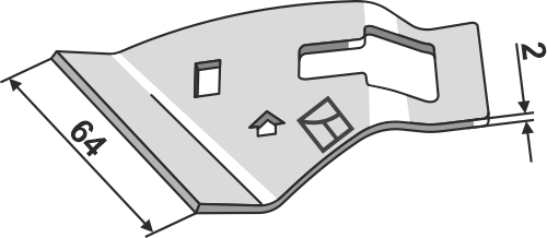 BL22752 Abstreifer rechts - passend zu Väderstad 466288