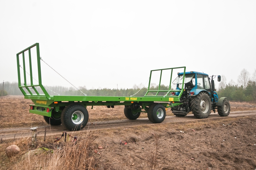 Traktor, Pferdeanhänger, Grüner Anhänger, Landwirtschaft, Landraum-Transport