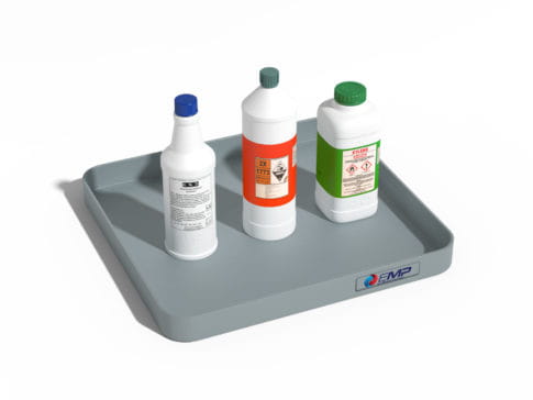 EMP Auffangschale 5 L - ergonomisch geformt | Farbe: grau, ohne Gitterrost