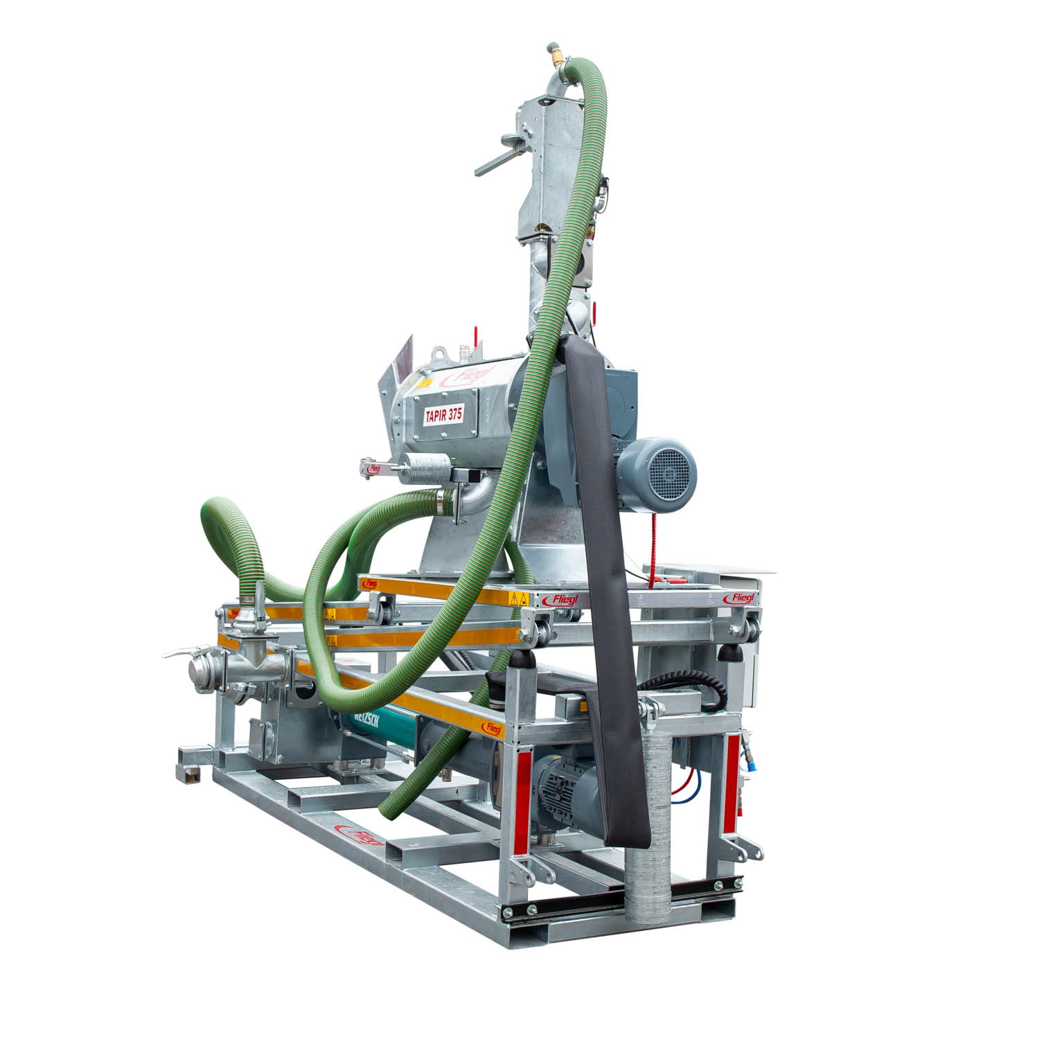 Fliegl teleskopierbarer Gülleseparator mit Exzenterschneckenpumpe – 40 m³/h