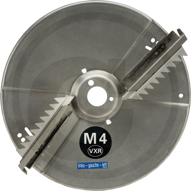 Rauch Wurfscheibe kpl. links M4 - VXR -  Alpha 1131, 1132, 1141, 1142