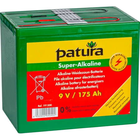 Patura electric fence battery Super Alkaline 9V / 150Ah