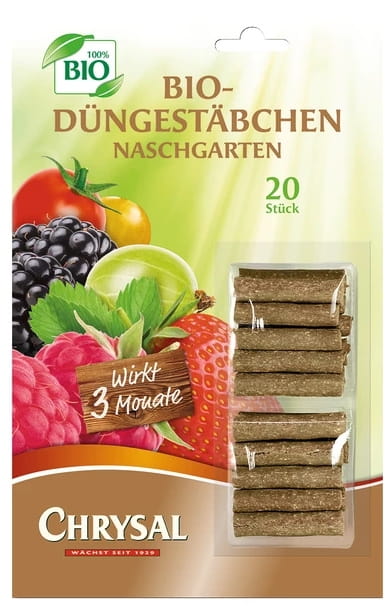 bio, düngestäbchen, naschgarten, bio-düngestäbchen, 20-stück