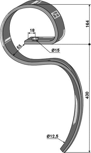 BL23728 Kultureggenzinken ''Agrilla Xtra'' - passend zu Väderstad 222774 / 424499 / 443842
