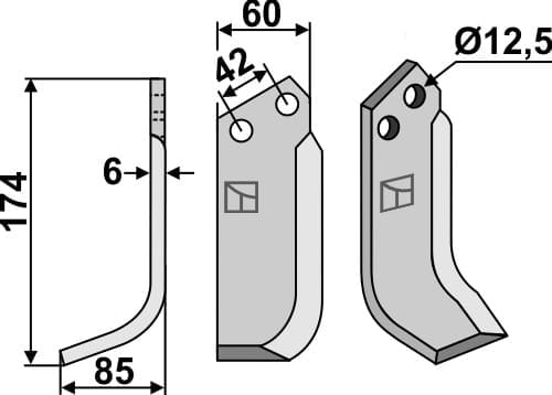 BL5729 Fräsmesser PAS-05L
