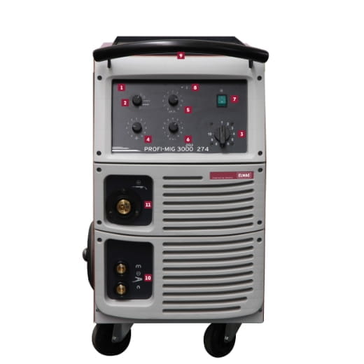 BLE54008 Elmag Schutzgas Schweißgerät MIG - 30-300A / 0,5-12mm / 400V
