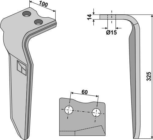 BL5962 Kreiseleggenzinken L - passend zu Howard 182939