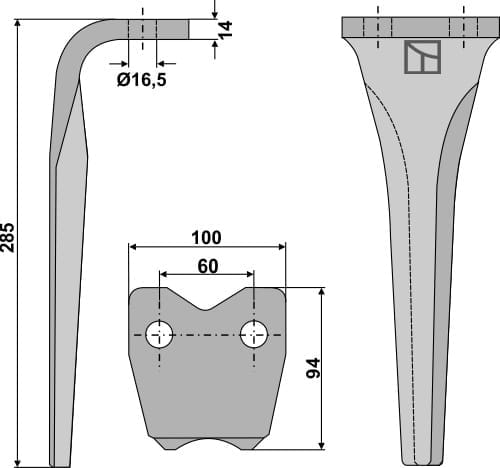 BL6195 Kreiseleggenzinken - passend zu Pegoraro 0088555