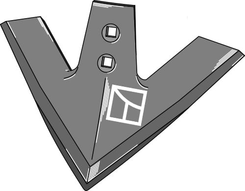 BL2335 Gänsefußschar 310mm