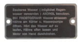 BL23962 Kühlerschild