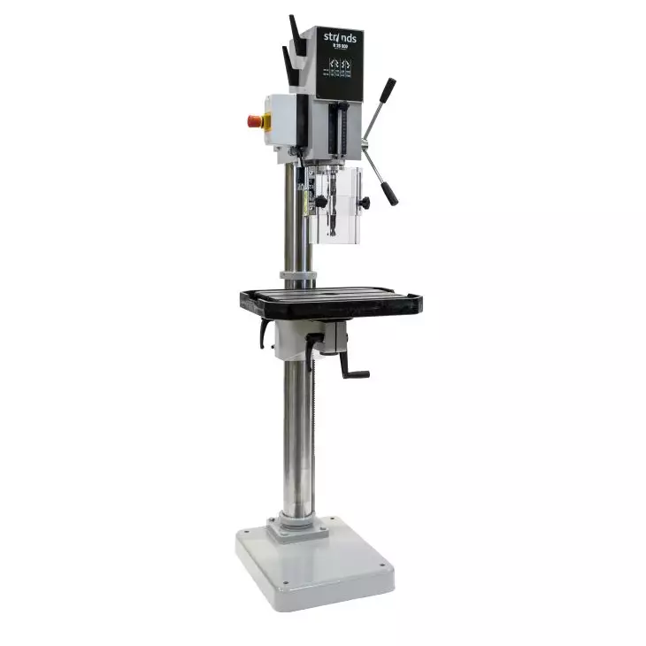 Strands Getriebe Säulenbohrmaschine 25 mm Bohrleistung, leises Getriebe, automatischer Vorschub