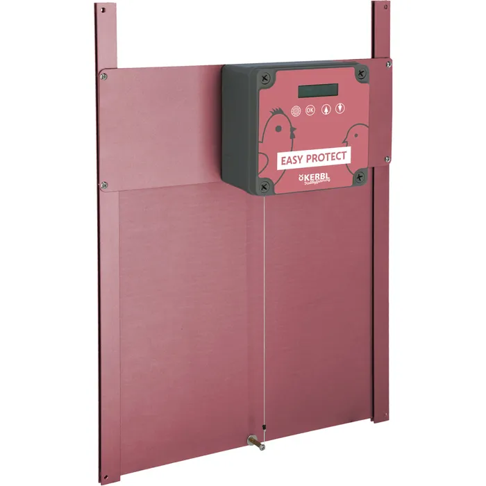 Porte automatique pour poulailler EasyProtect, kit complet Rose