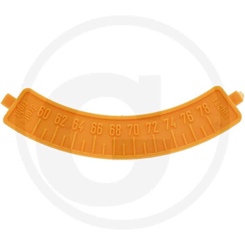 Amazone scale right, OPTI-SET 60 - 78