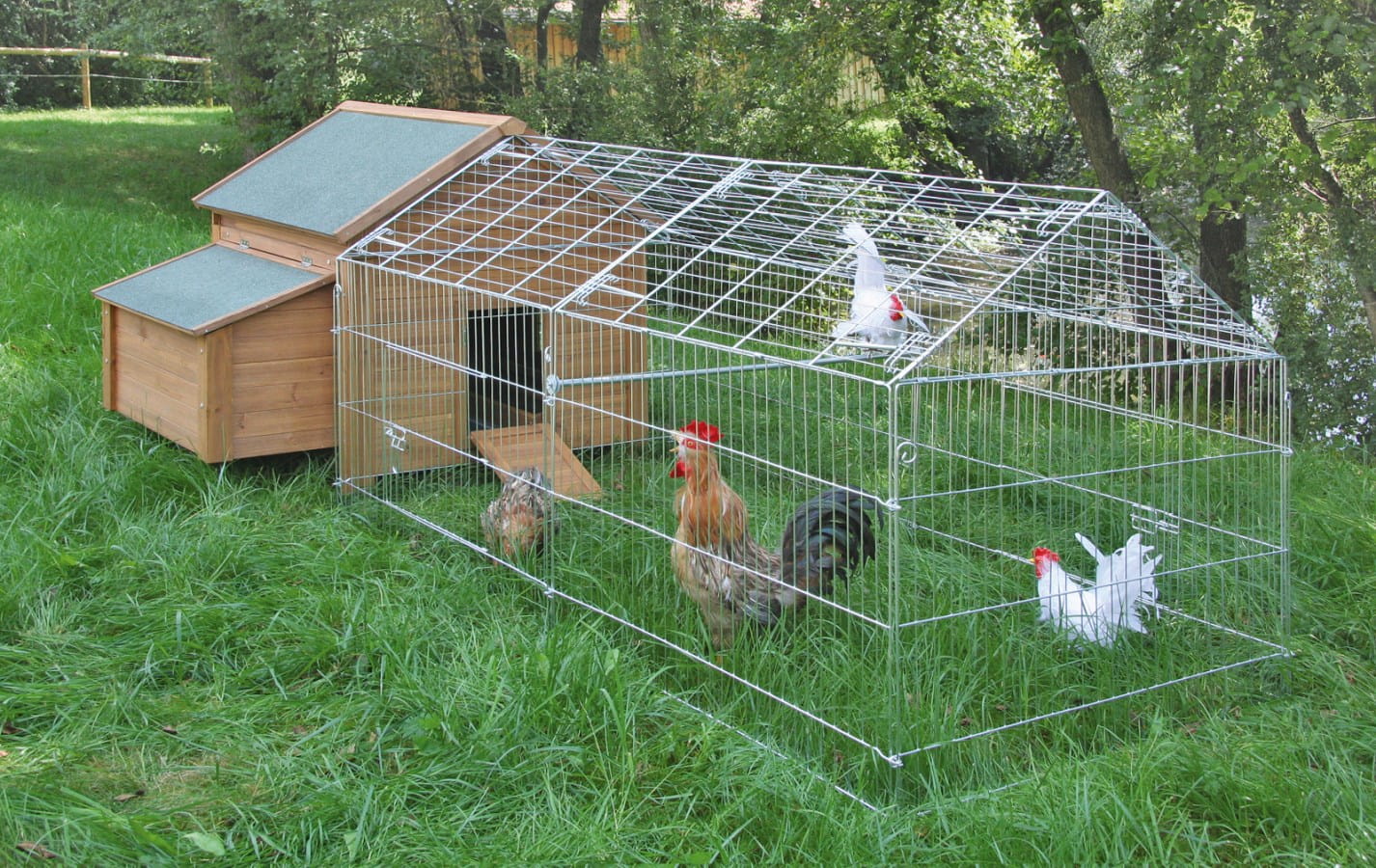 Kleintierstall für Kaninchen oder Hühner - 105 x 100 x 108cm
