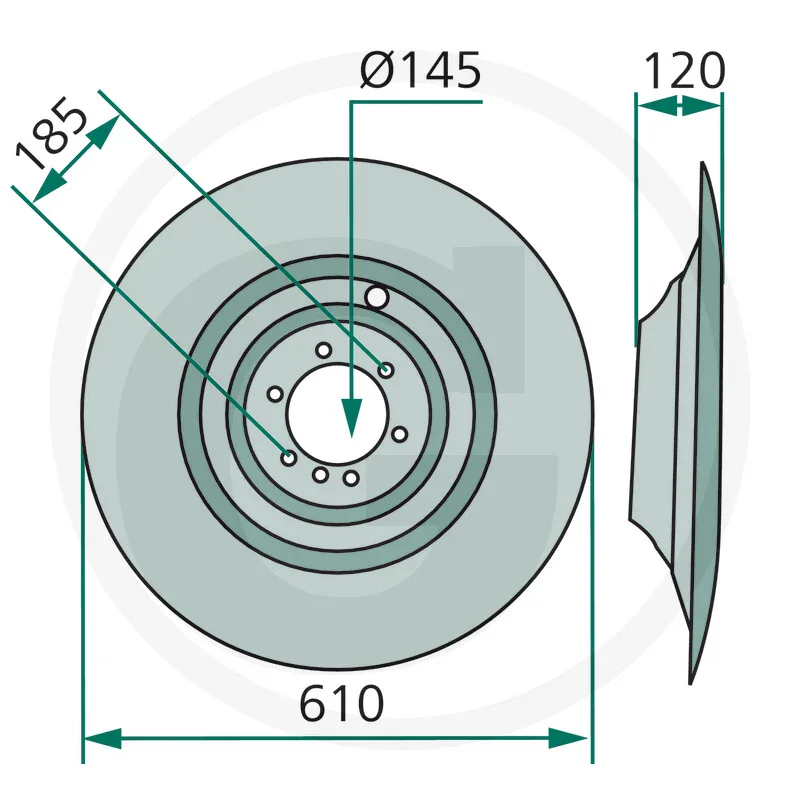 Pöttinger Gleitteller - Cat 270 Plus, 270 PlusF