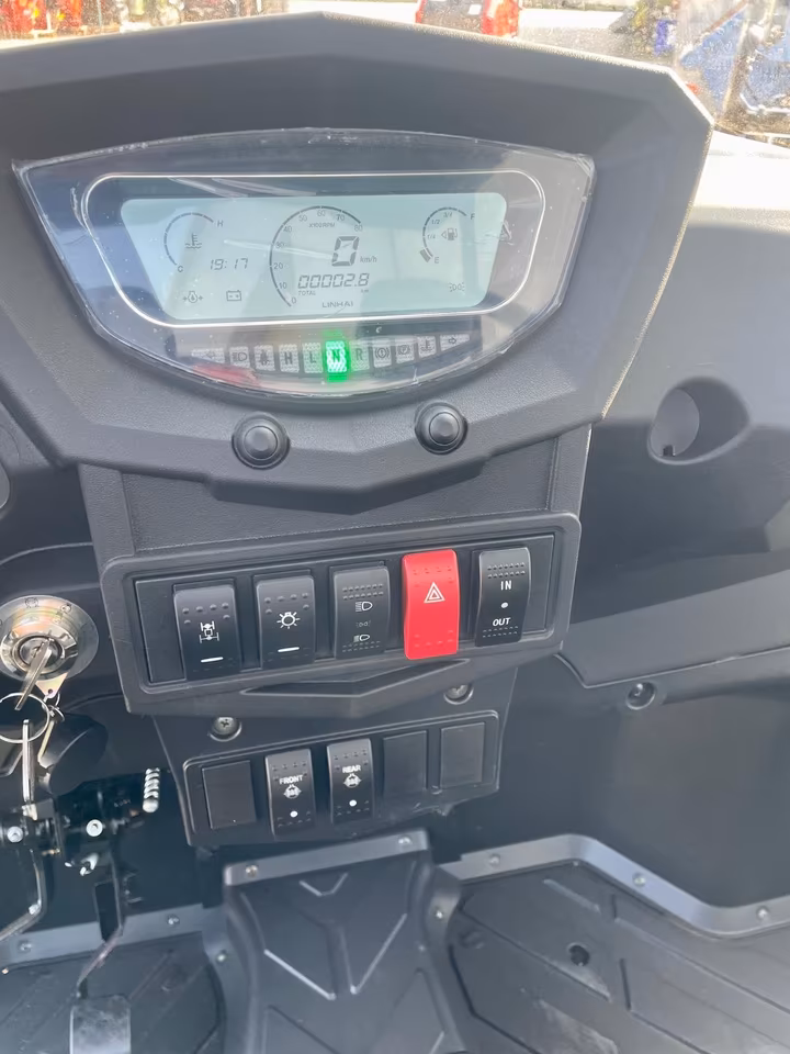 LINHAI 1100 Diesel – UTV professionnel avec moteur Kubota et plateforme de chargement de palettes Euro | 4 roues motrices
