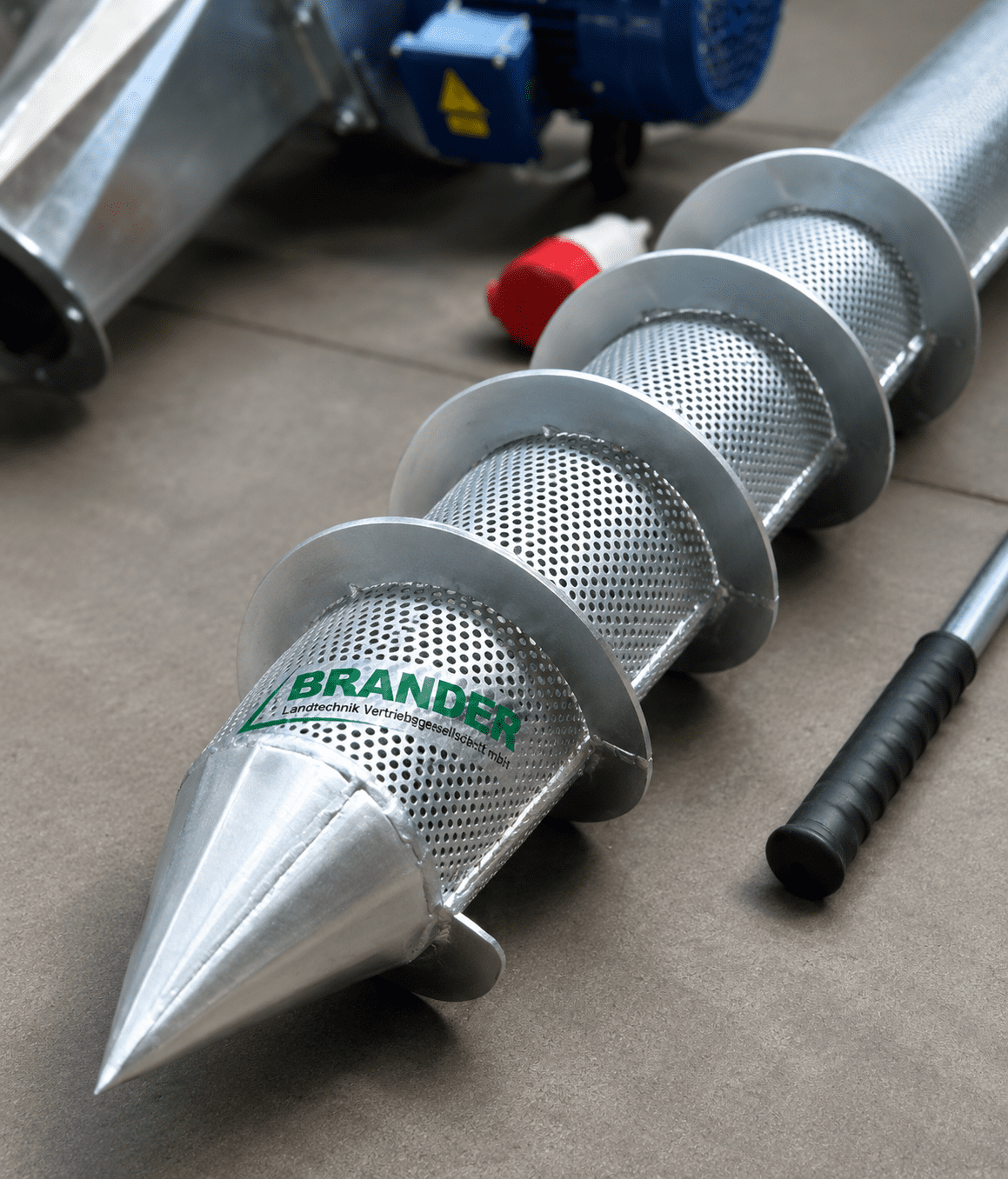 Verzinkter Getreidebelüfter 2878 mm / 400V – Belüftungsrakete mit 1500 m³/h