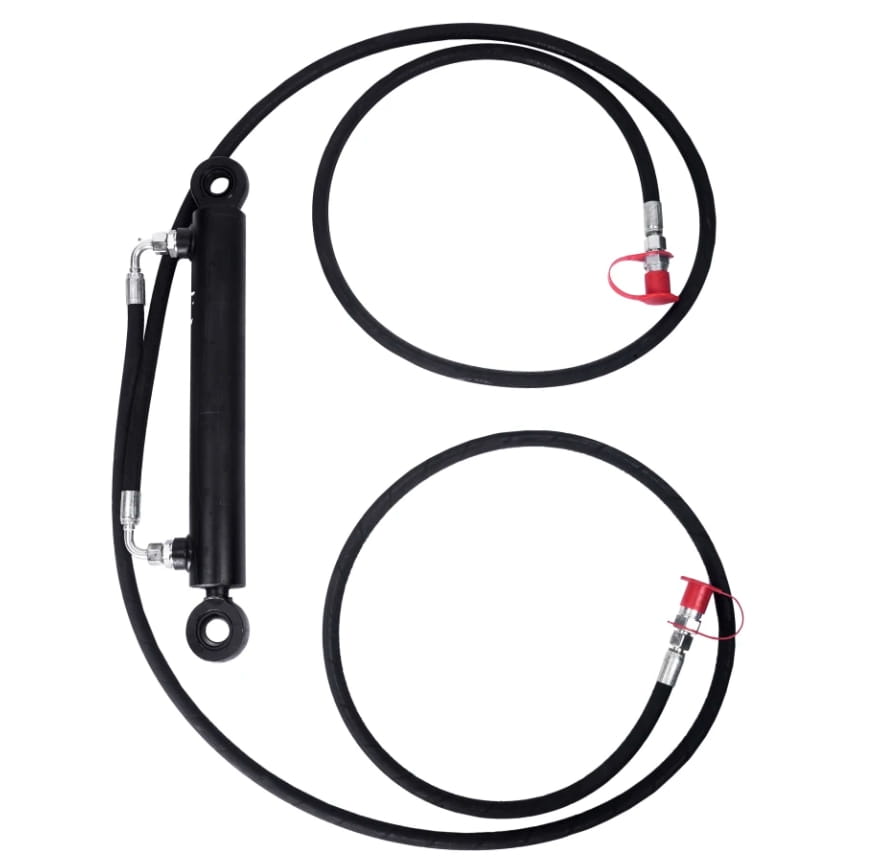 Kit de conversion Düvelsdorf pour réglage hydraulique, pour racleurs d'alimentation, patins en caoutchouc