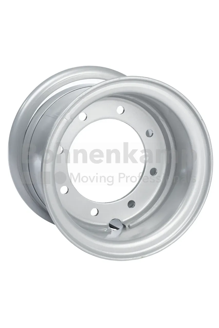 Komplettrad Gabelstapler BKT 28 X 12.5 - 15 BKT POWER TRAX HD FORKLIFT 24 PR, 149 A8, TT, 8/221/275, A2, ET 0 9.75 - 15, RAL9006 SILBER