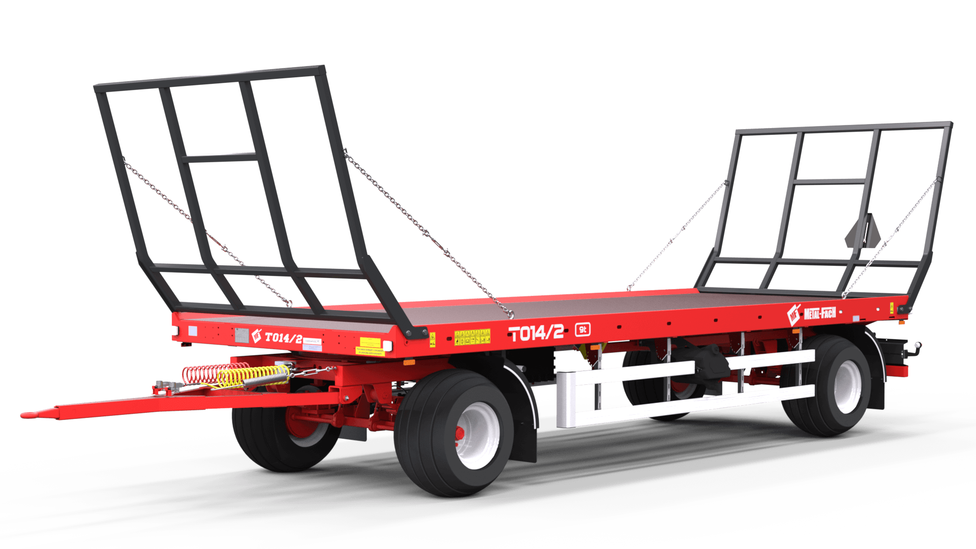 Metalfach Ballenanhänger 2-Achsig – 26 Ballen | 10.000–11.600 kg zGG | Plattformanhänger