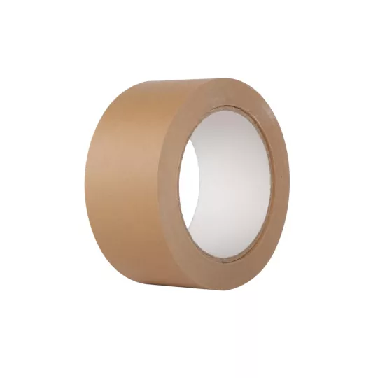 Flortill Neutrales Klebeband für Tape&Tag Pflanzenetiketten – 50 mm x 50 m Kraftband zur professionellen Kulturkennzeichnung