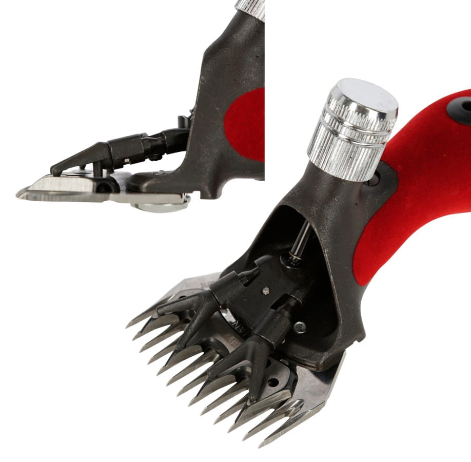 Wellington Schafschuranlage Worm-Drive 370W – Komplettanlage mit Handstück & 2 Messersätzen